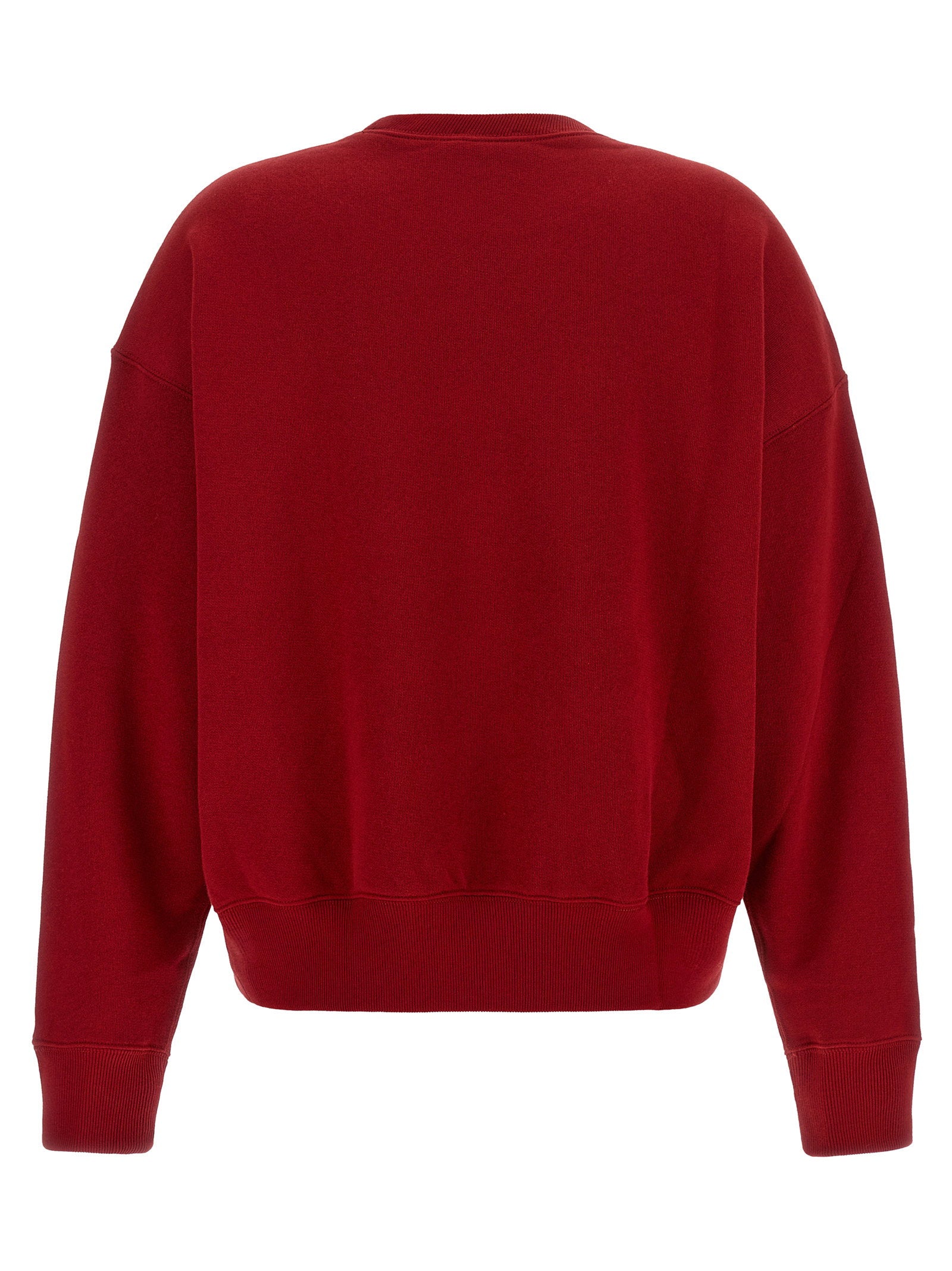 Polo Ralph Lauren Crew Neck Cotton Blend Sweatshirt — Red, view 2