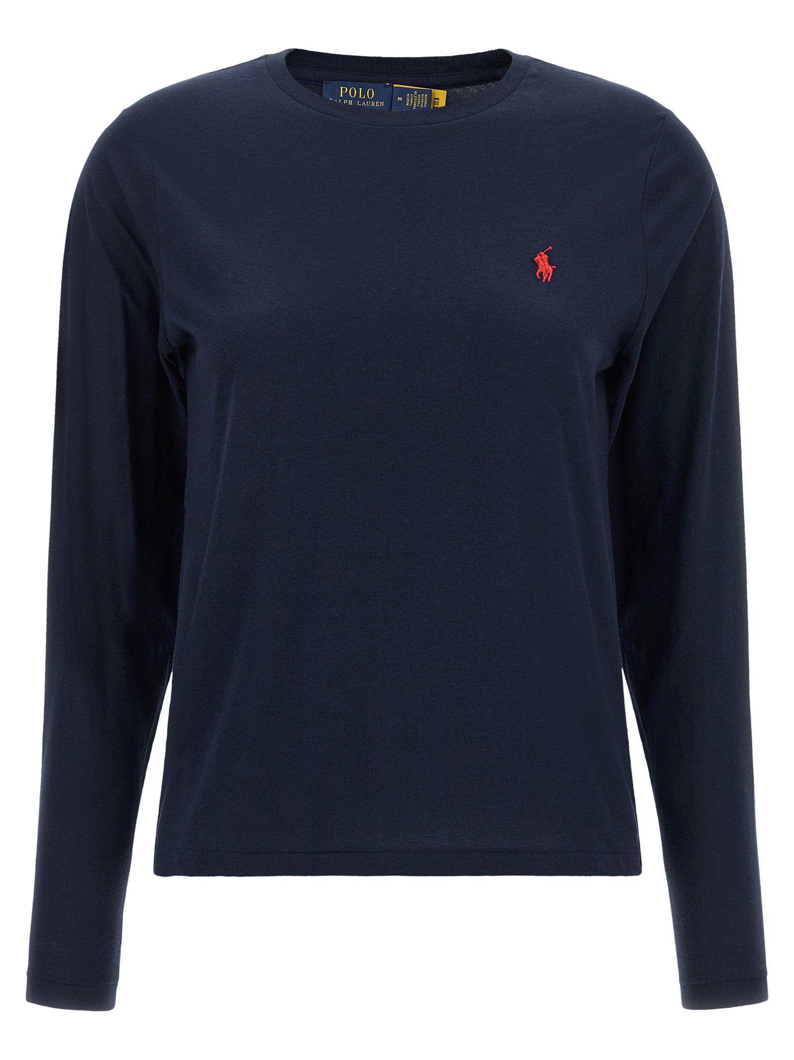 Polo Ralph Lauren Logo-Embroidered Cotton T-Shirt — Navy by Polo Ralph Lauren