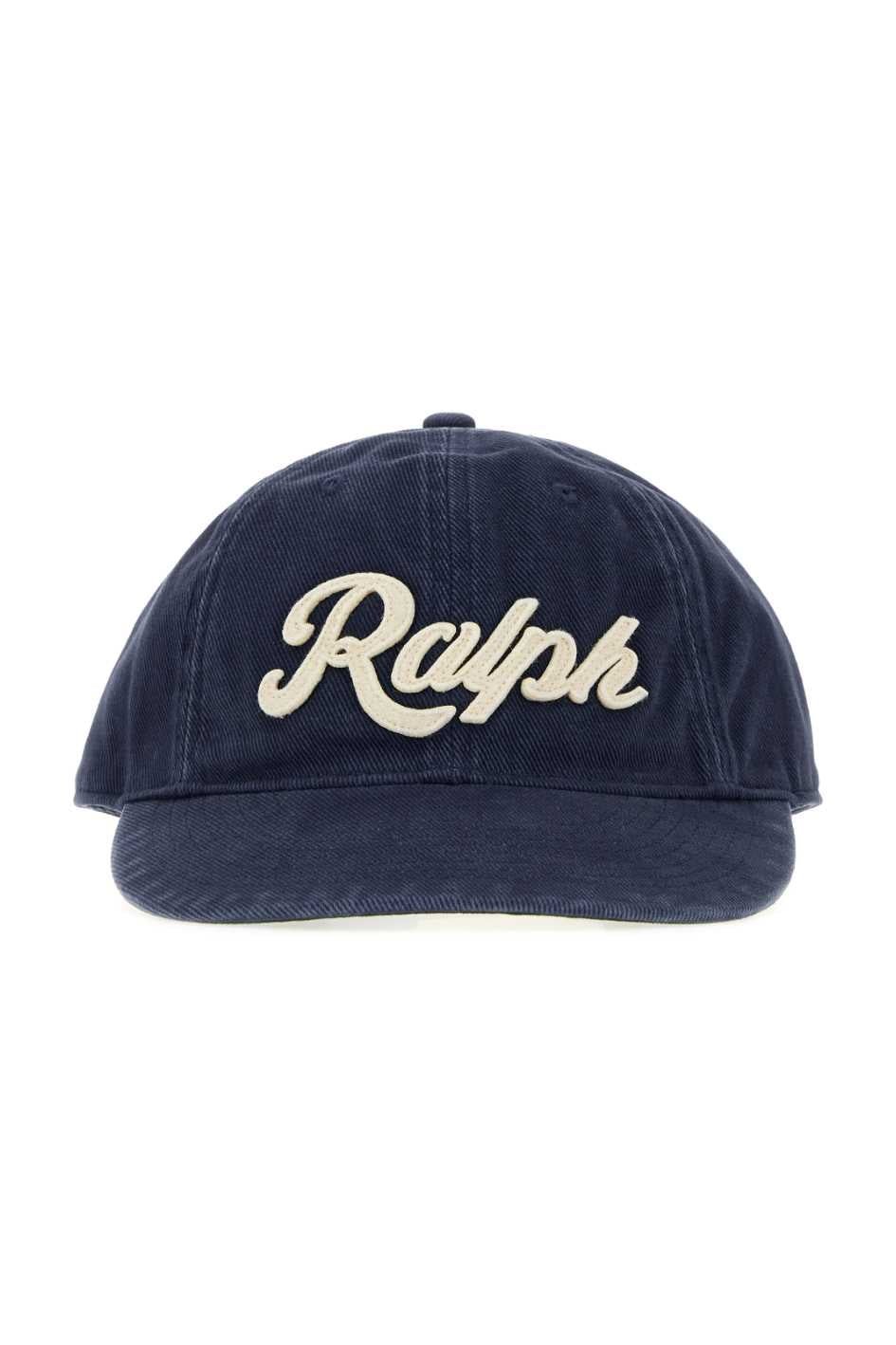 Polo Ralph Lauren WOVEN-CAP Embroidered Logo Baseball Cap — Navy by Polo Ralph Lauren
