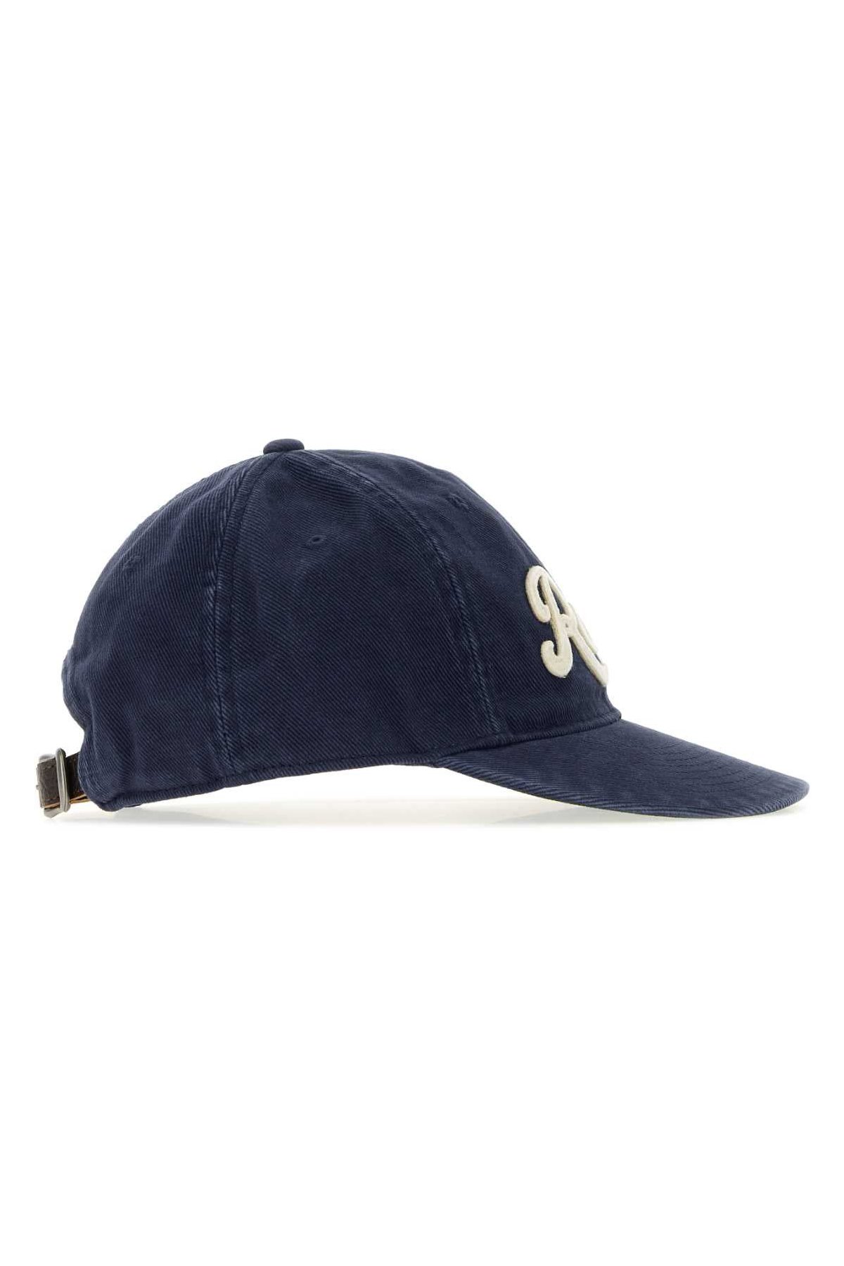 Polo Ralph Lauren WOVEN-CAP Embroidered Logo Baseball Cap — Navy, view 2