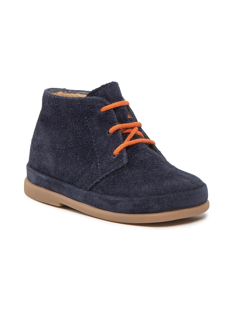 Pom D'Api Derby Shoe — Blue by Pom D'Api
