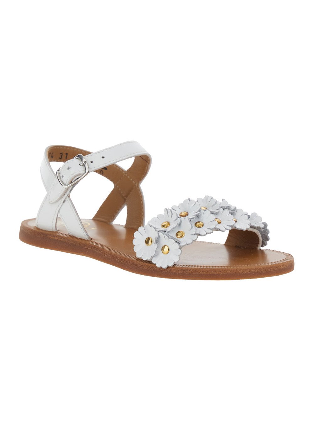 Pom D'Api Sandals — White, view 2