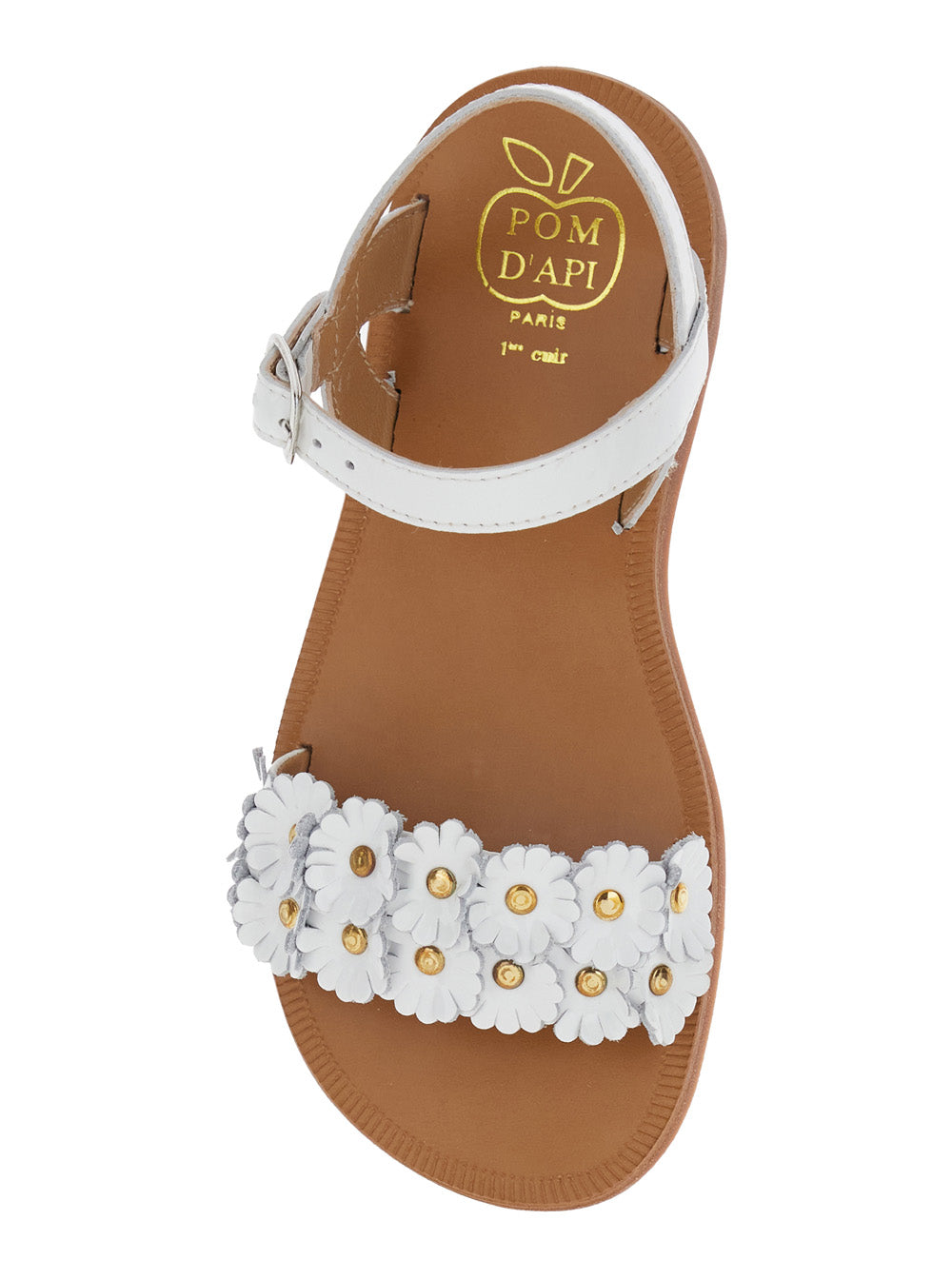 Pom D'Api Sandals — White, view 4