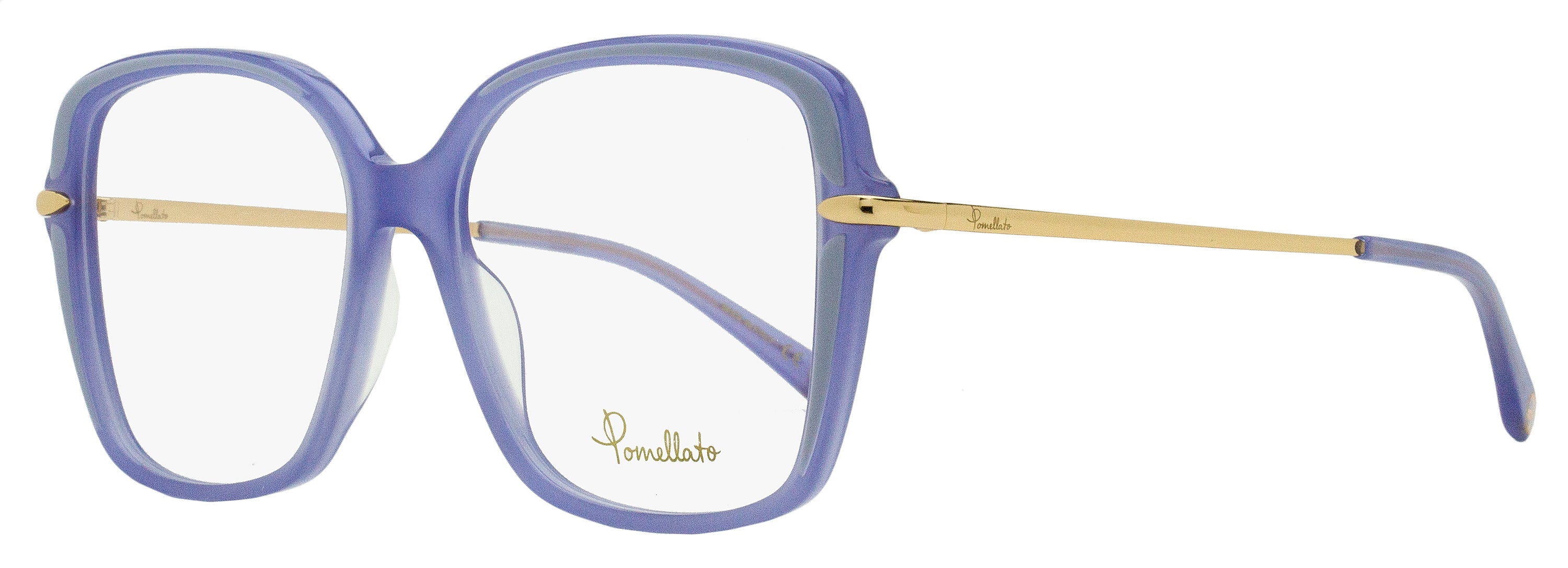 Pomellato PM0090O Square Acetate Eyeglasses — Blue by Pomellato