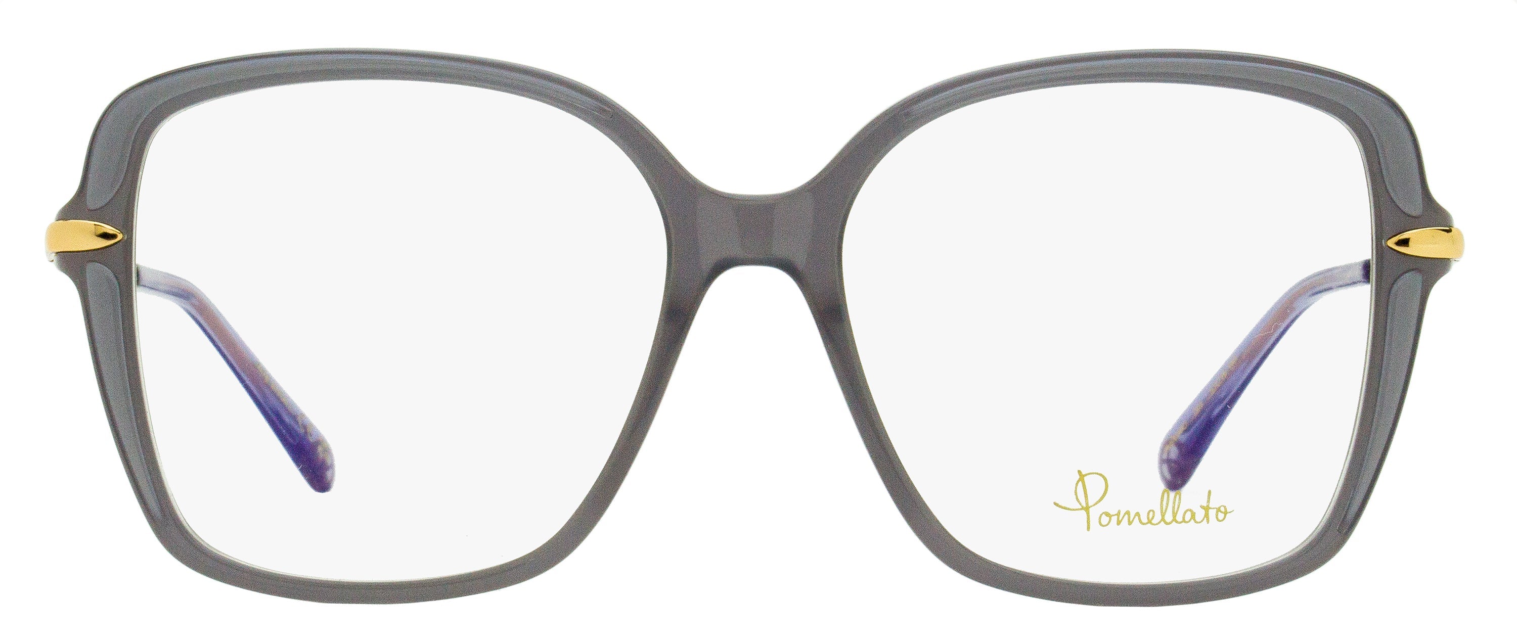 Pomellato PM0090O Square Optical Frames Eyeglasses — Gray, view 2