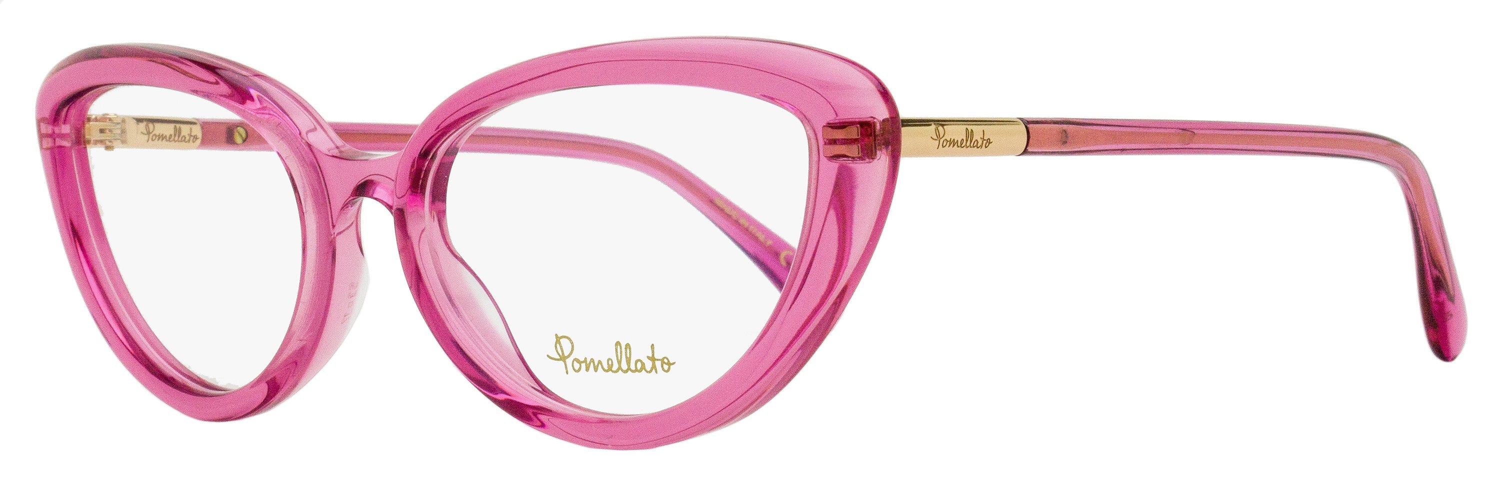 Pomellato PM0112O Cat-Eye Acetate Eyeglasses — Pink by Pomellato