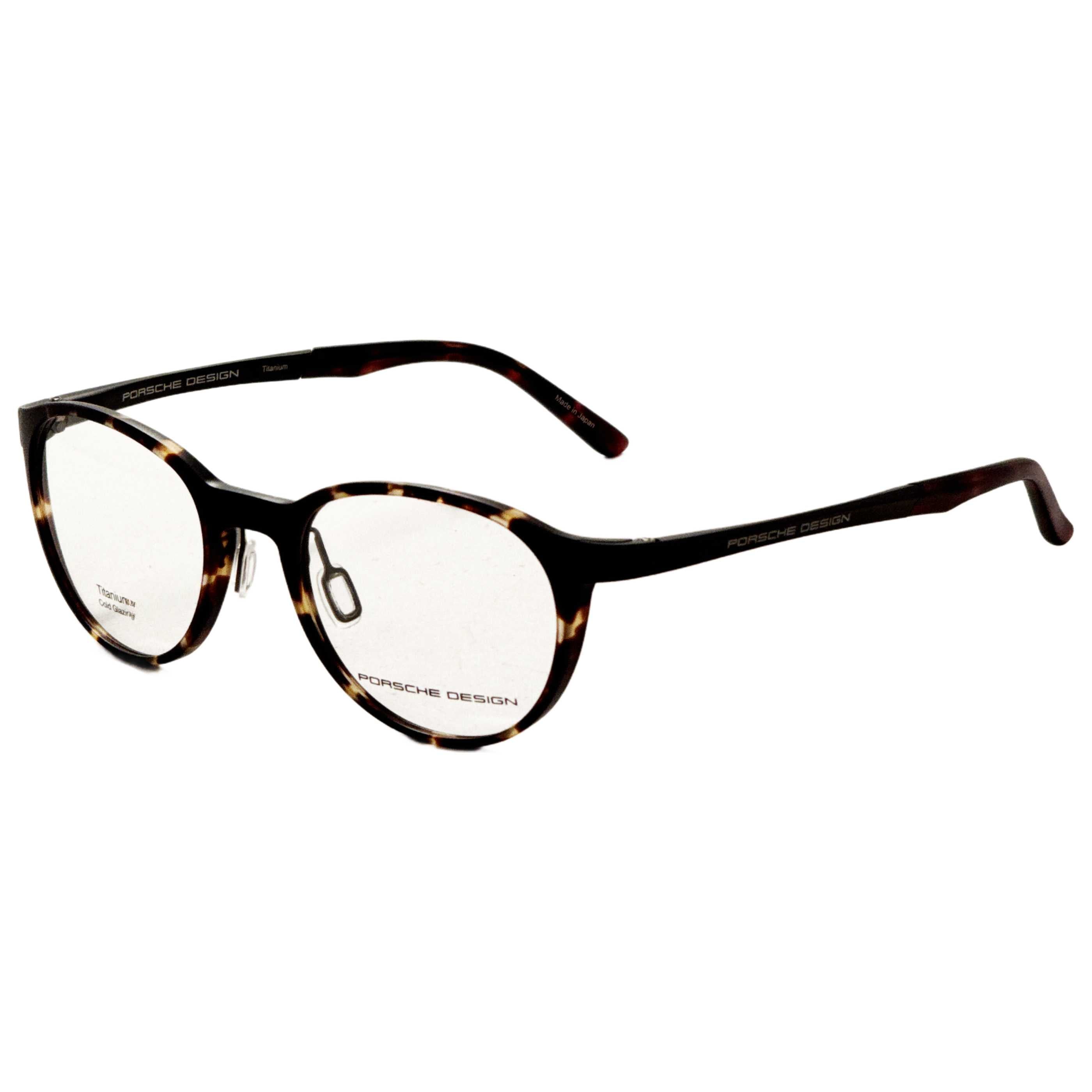 Porsche Design P834251B Havana Round Eyeglasses — Brown by Porsche Design