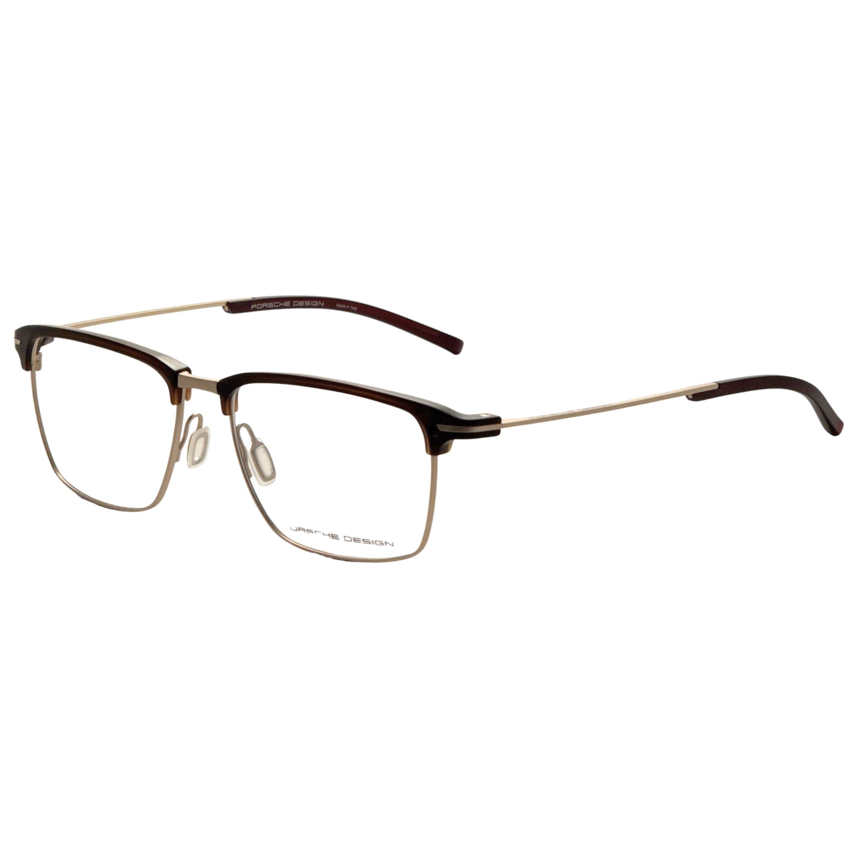 Porsche Design P838055B Titanium Frame Eyeglasses — Brown by Porsche Design