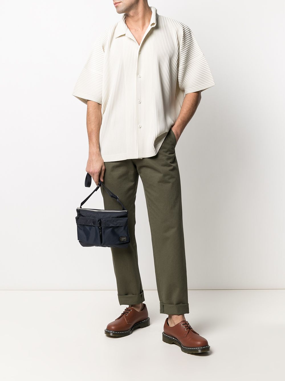 Porter Nylon Shoulder Bag — Navy, view 5