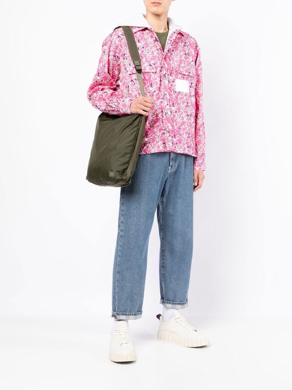 Porter Shoulder Bag — Olive Green, view 2