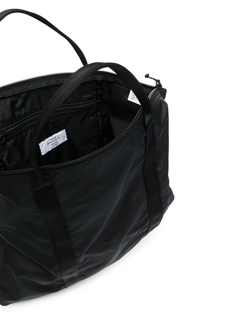 Porter Nylon Tote Bag — Black, view 3