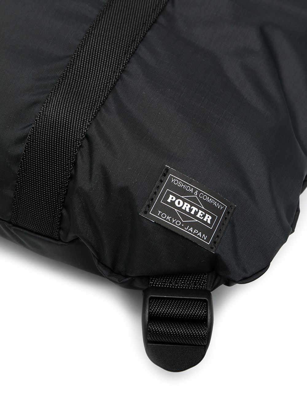 Porter Nylon Tote Bag — Black, view 4