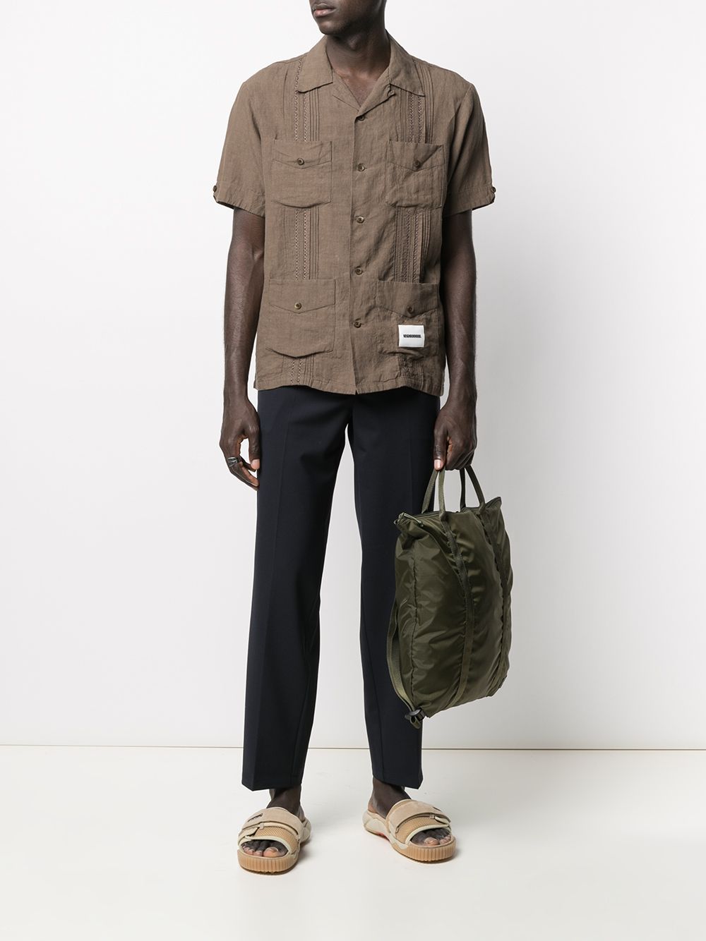 Porter Nylon Tote Bag — Olive, view 5