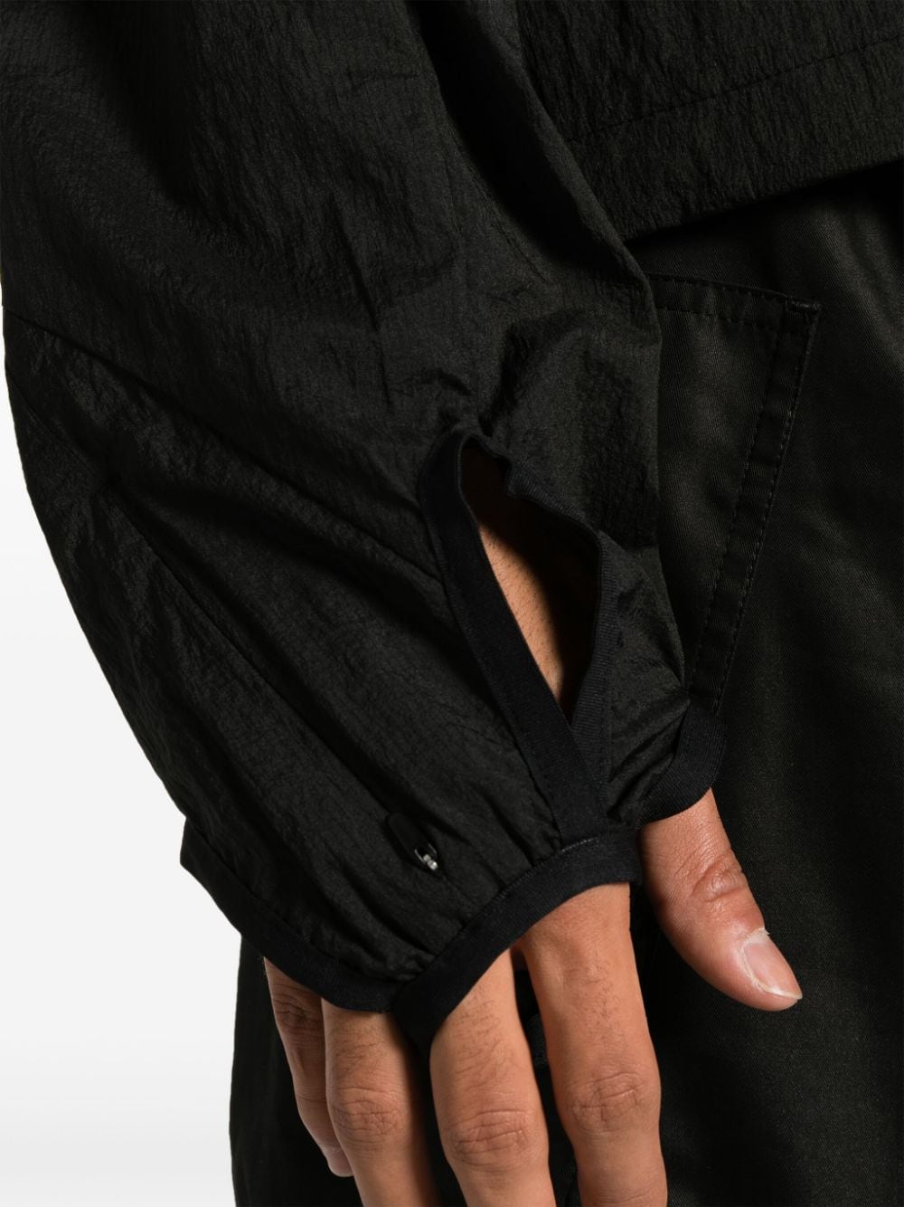 Post Archive Faction Lightweight Technical Ripstop Jacket — Black, view 3