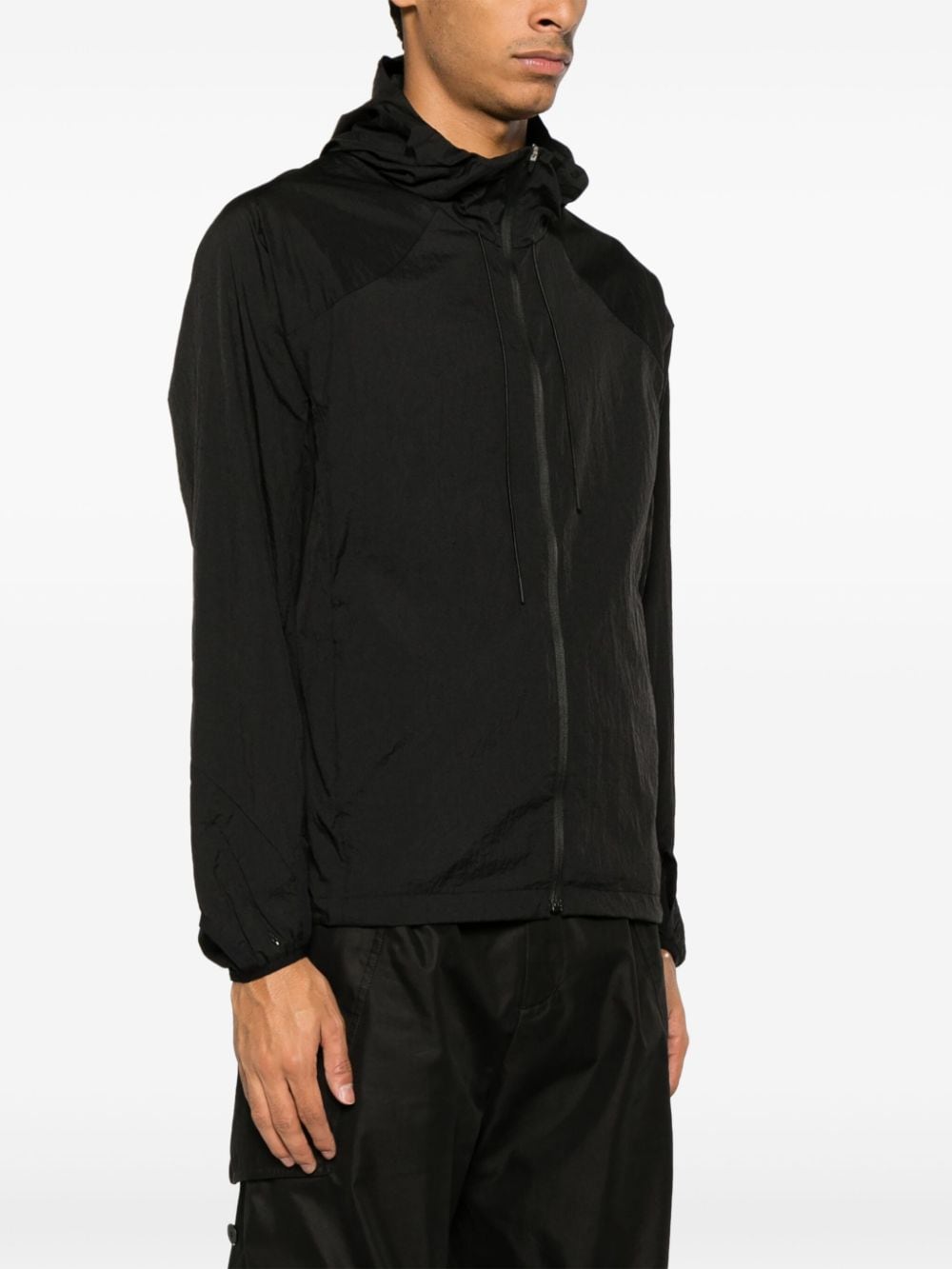 Post Archive Faction Lightweight Technical Ripstop Jacket — Black, view 4