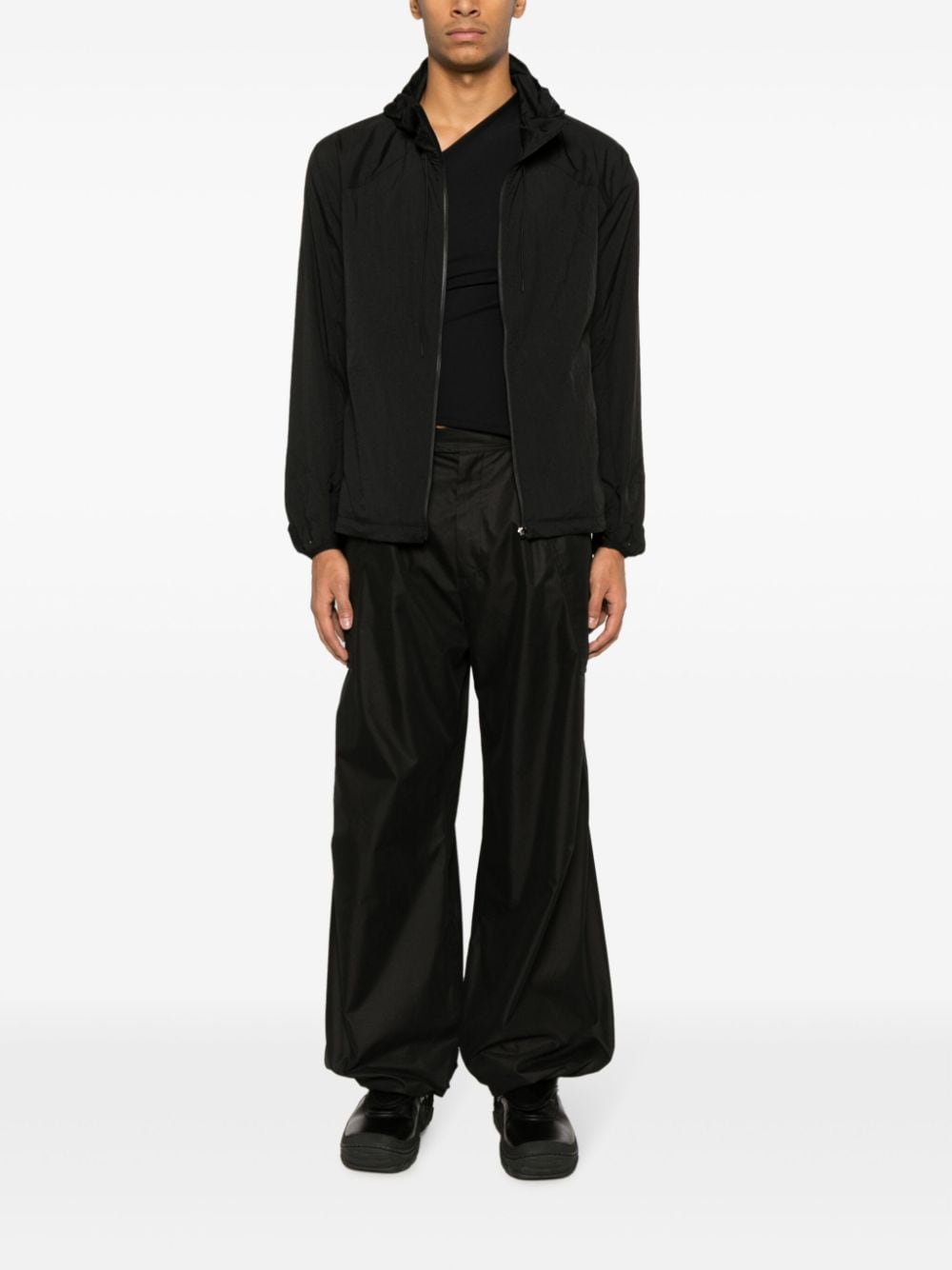 Post Archive Faction Lightweight Technical Ripstop Jacket — Black, view 5