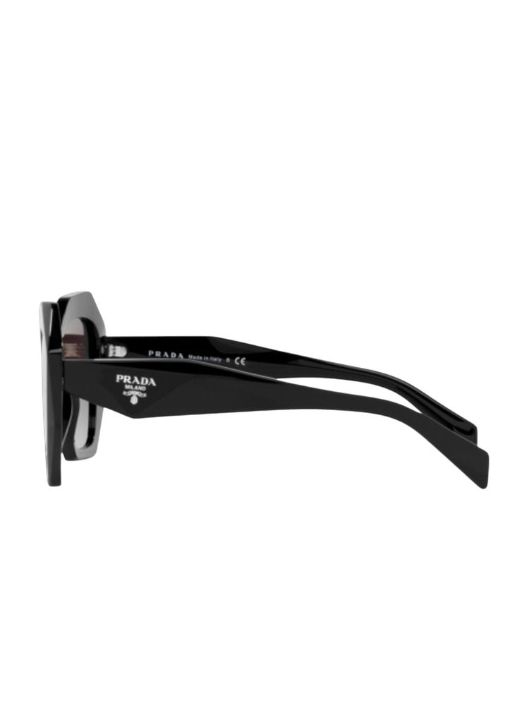 Prada 0PR Black Acetate Sunglasses — Black, view 2