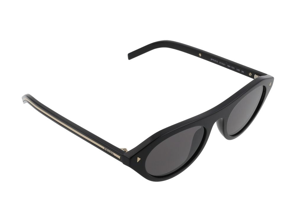 Prada 0PR Sunglasses — Black, view 4
