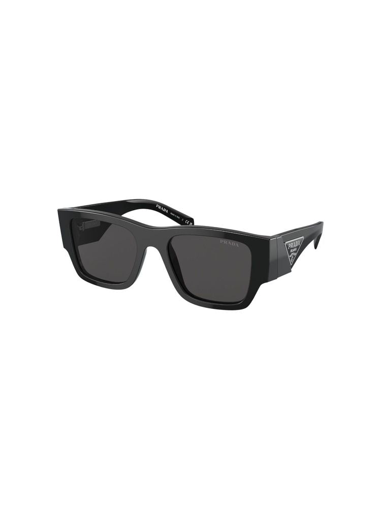Prada 0PR Acetate Square Sunglasses — Black by Prada