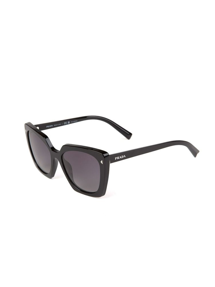 Prada 0PR Black Acetate Sunglasses — Black, view 4