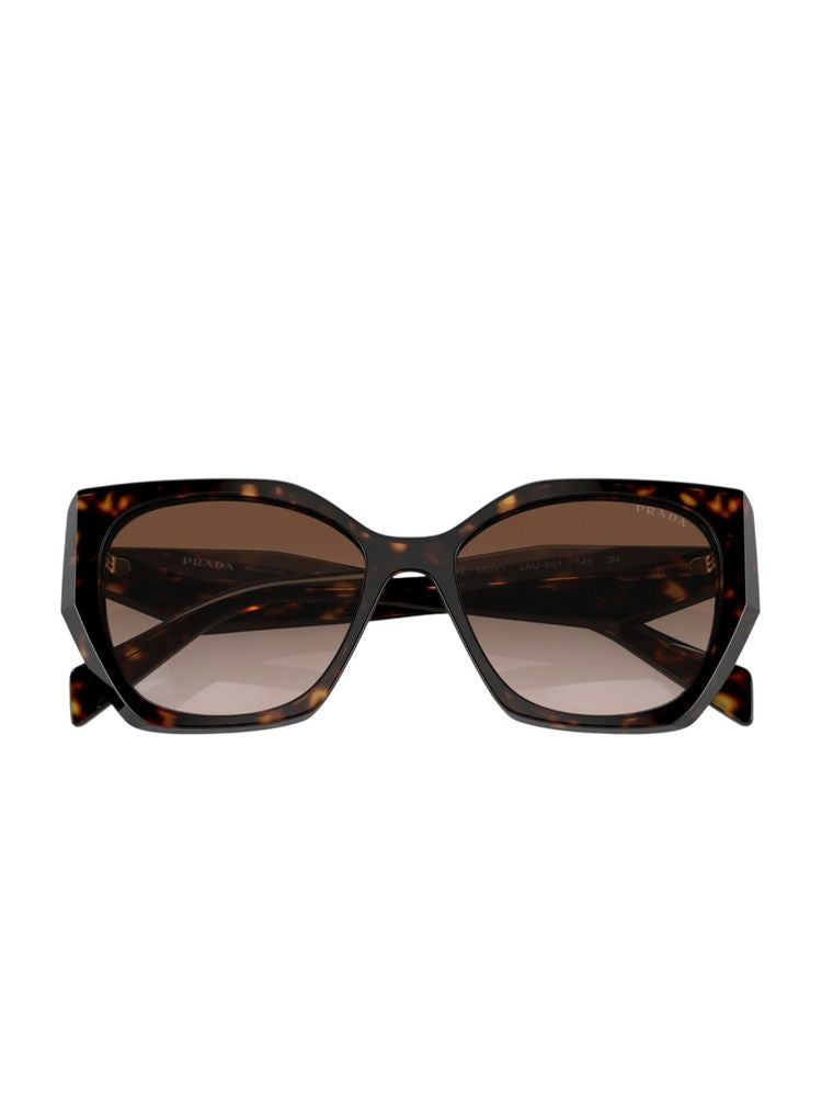 Prada 0PR Tortoiseshell Acetate Sunglasses — Brown by Prada