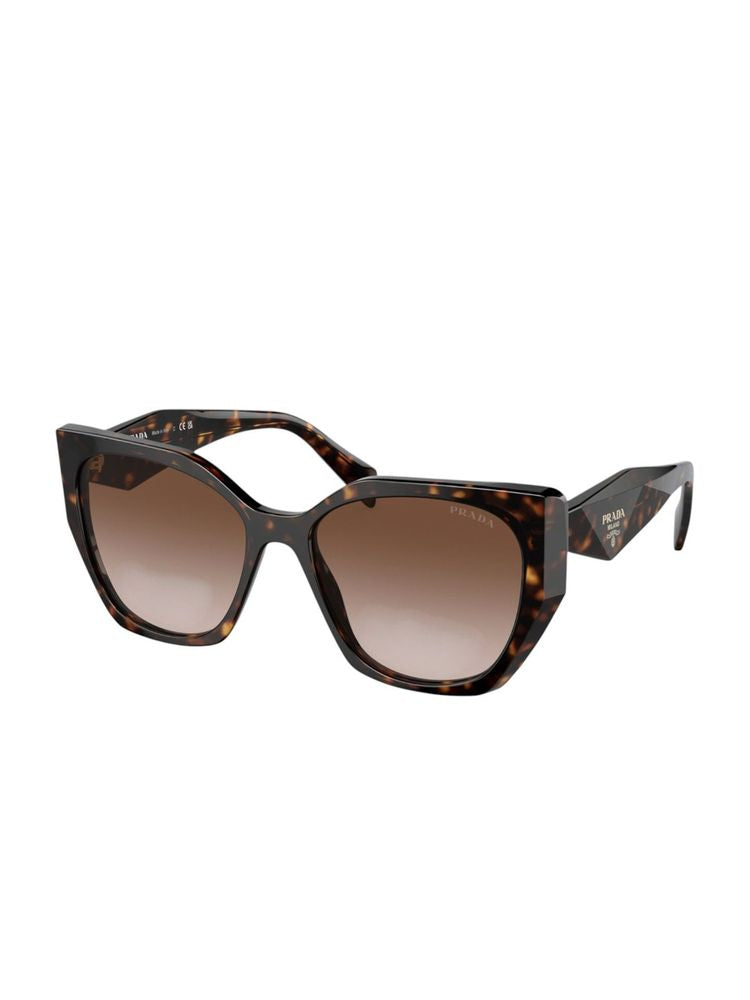 Prada 0PR Tortoiseshell Acetate Sunglasses — Brown, view 3