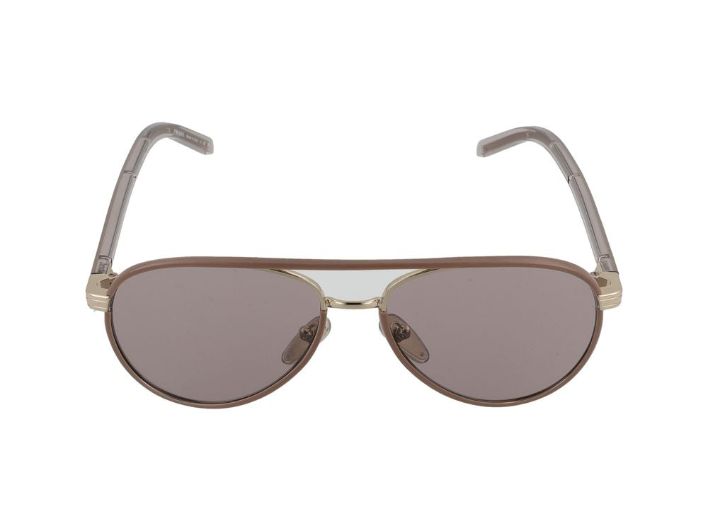Prada 0PR Pilot-Frame Sunglasses — Grey by Prada