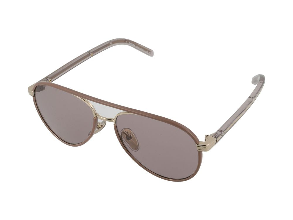 Prada 0PR Pilot-Frame Sunglasses — Grey, view 2