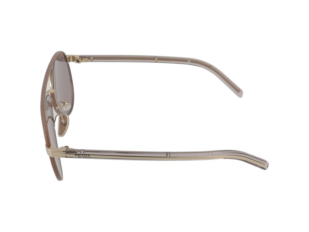 Prada 0PR Pilot-Frame Sunglasses — Grey, view 3