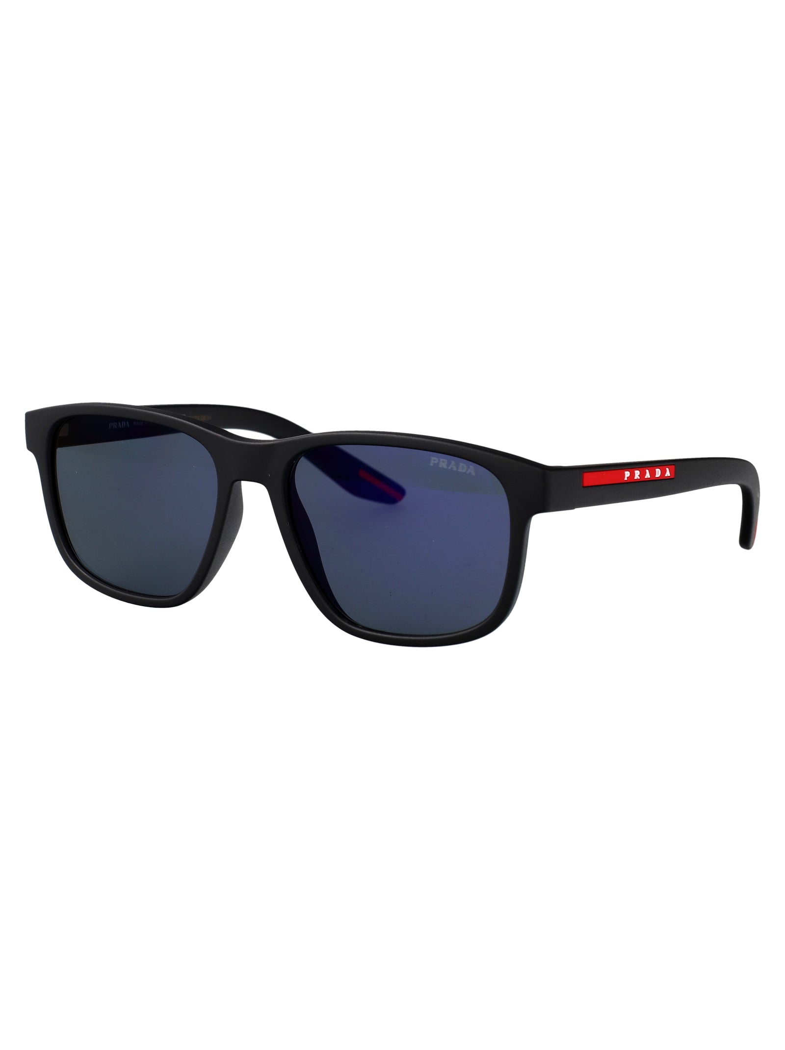 Prada 0PS Injected Sunglasses — Black, view 2