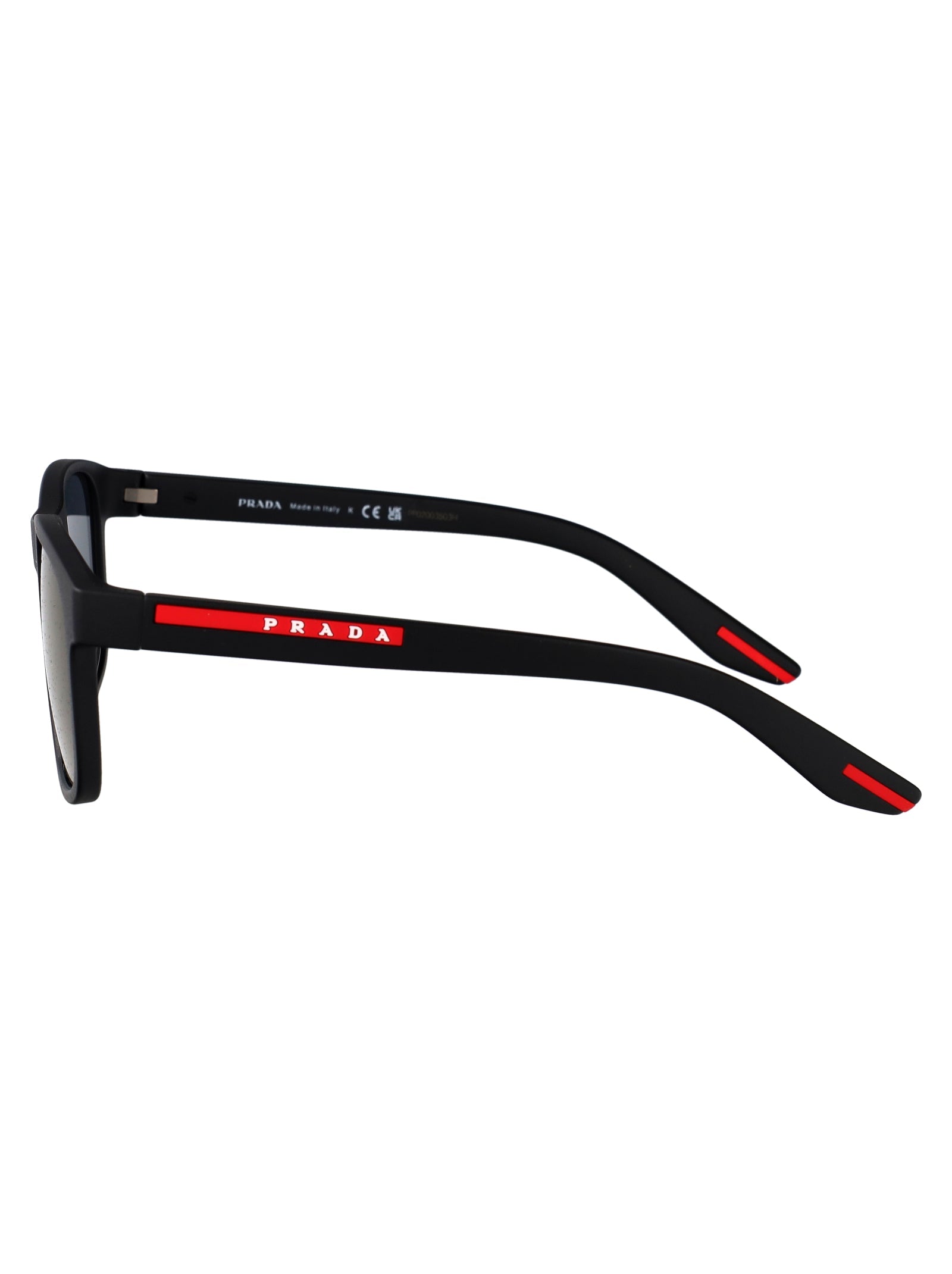 Prada 0PS Injected Sunglasses — Black, view 3