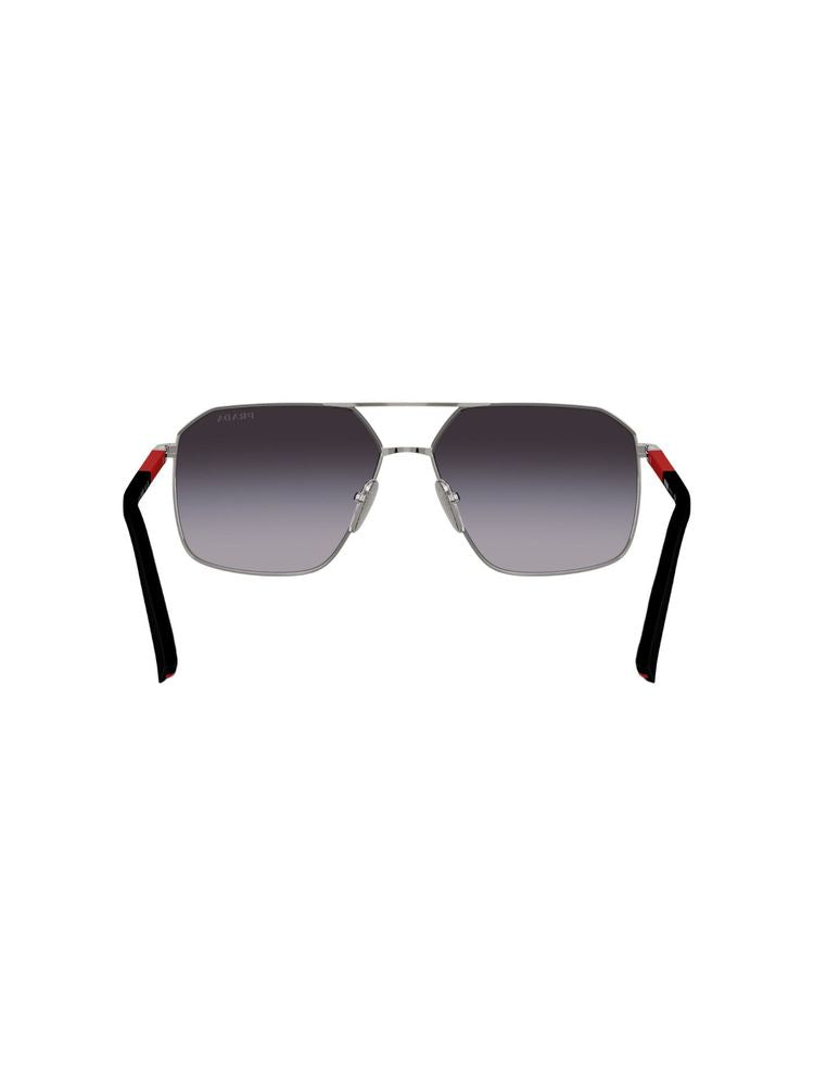 Prada 0PS Aviator Sunglasses — Gray, view 5