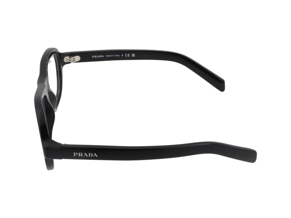 Prada C12V Eyeglasses — Black, view 3