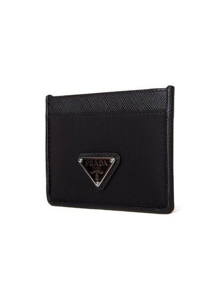 Prada Leather Card Case — Black by Prada