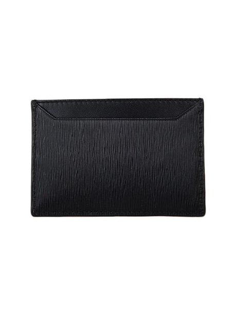 Prada Textured Calfskin Card Case — Black, view 2