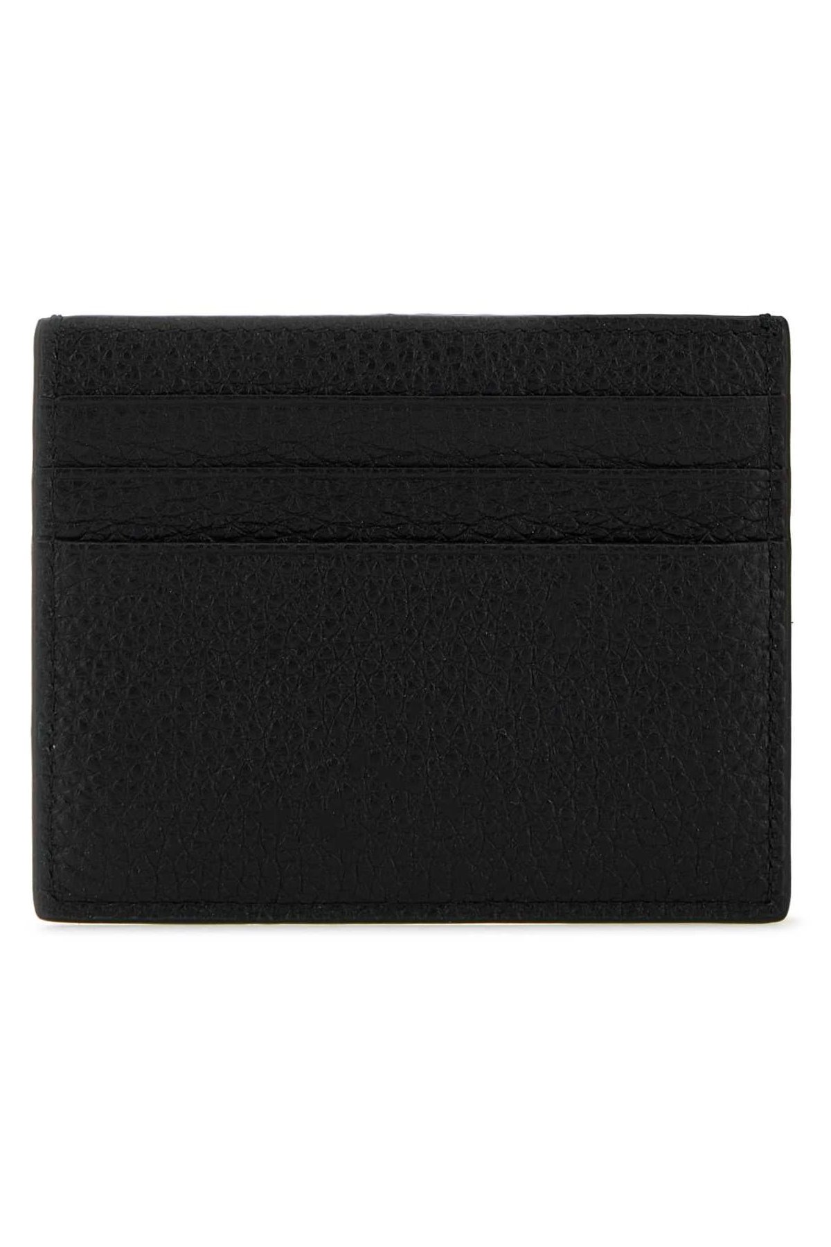 Prada Saffiano Leather Card Case — Black, view 3