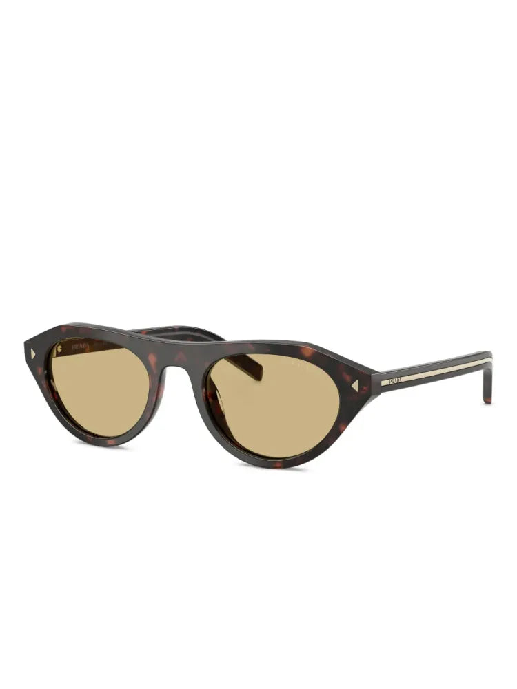 Prada Eyewear PRB15S Tortoiseshell Acetate Sunglasses — Brown, view 2
