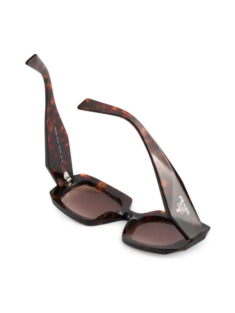Prada Eyewear PRB23S Sunglasses — Brown, view 3