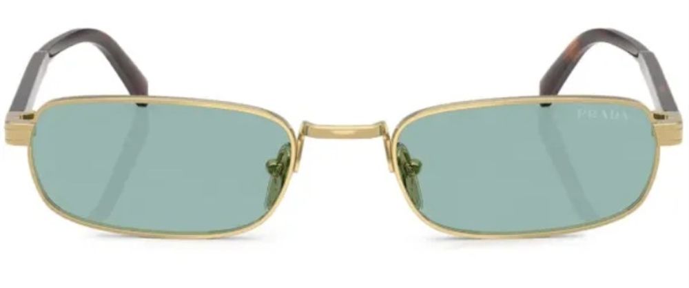 Prada Eyewear PRB54S5AK40K Gold Metal Frame Sunglasses — Gold by Prada Eyewear