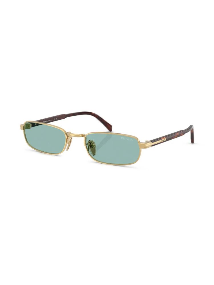 Prada Eyewear PRB54S5AK40K Gold Metal Frame Sunglasses — Gold, view 2