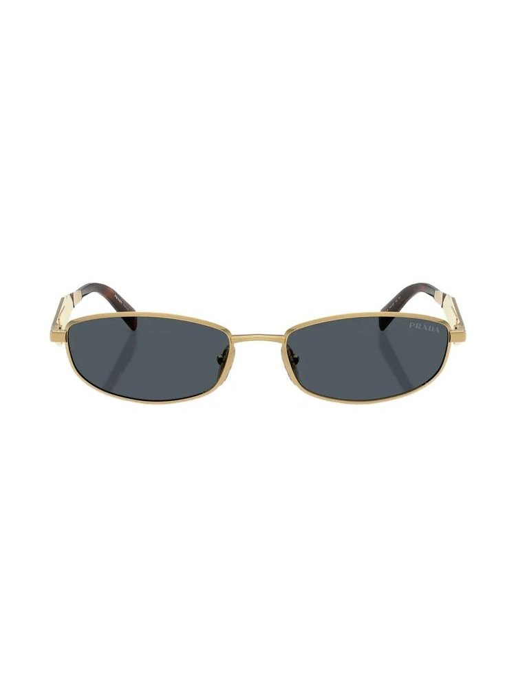 Prada Eyewear PRD51S Metal Frame Sunglasses — Gold by Prada Eyewear
