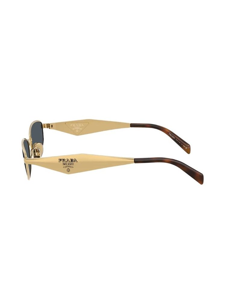 Prada Eyewear PRD51S Metal Frame Sunglasses — Gold, view 2