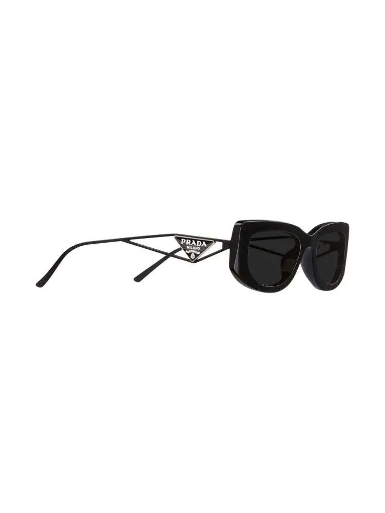 Prada Eyewear SPR14YC053E1AB Sunglasses — Black, view 2