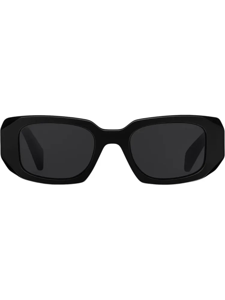 Prada Eyewear SPR17WS1AB Slate Gray Lenses Sunglasses — Black by Prada Eyewear