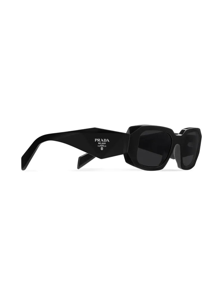 Prada Eyewear SPR17WS1AB Slate Gray Lenses Sunglasses — Black, view 2