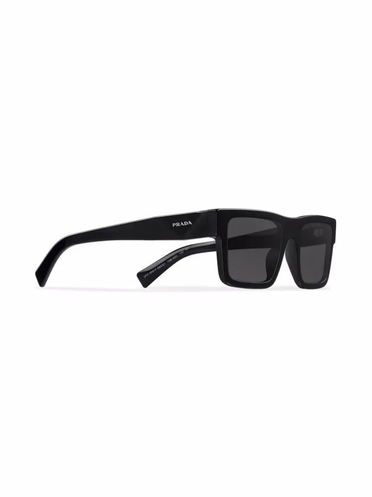 Prada Eyewear SPR19WCA052E1AB Slate Gray Lenses Sunglasses — Black, view 2