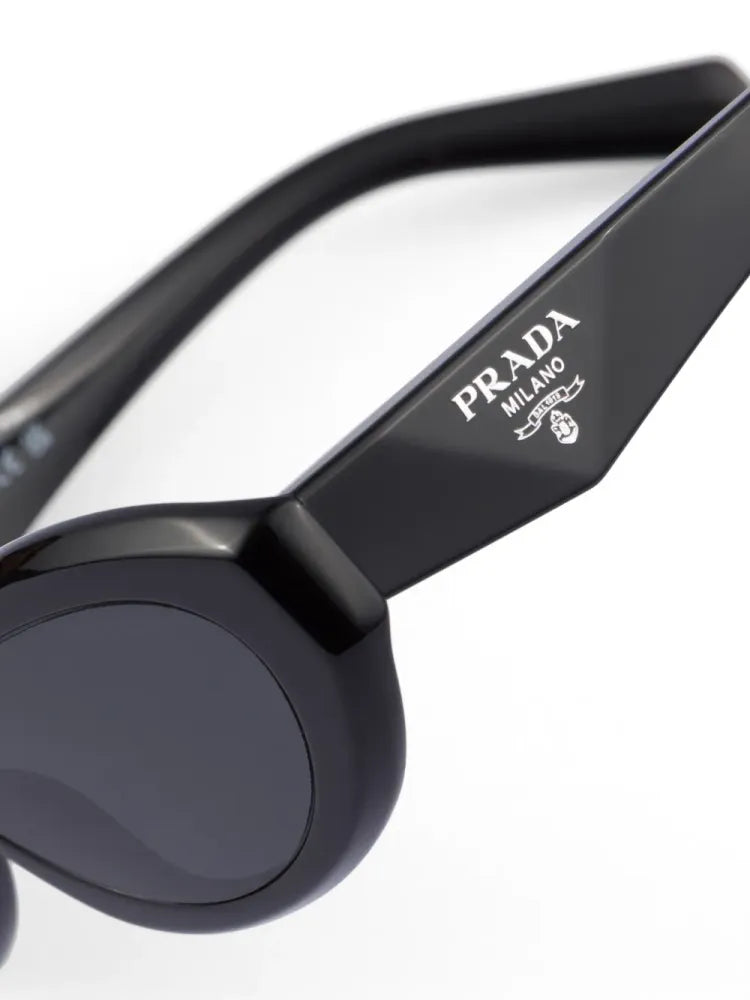 Prada Eyewear SPR26ZC055E16K Cat-Eye Sunglasses — Black, view 3