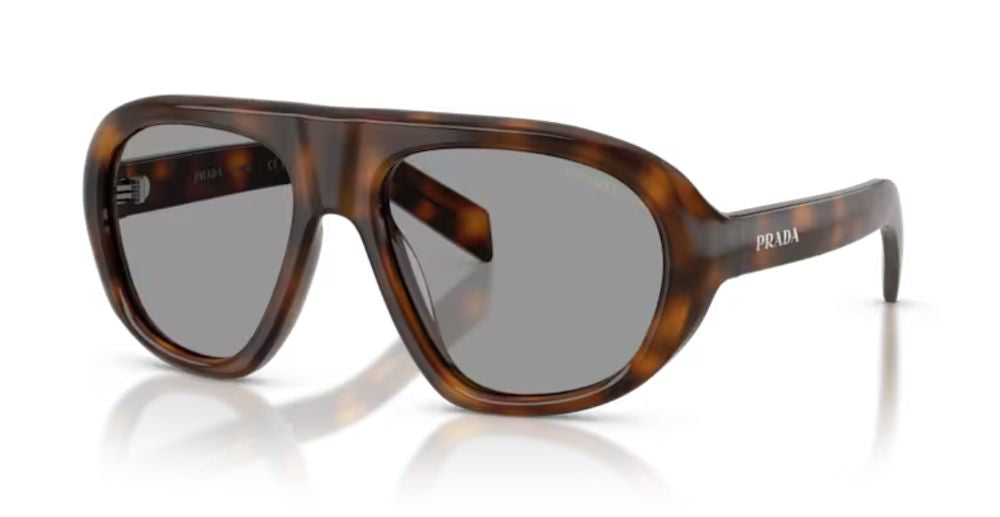 Prada Eyewear SPRC05C057E20D Tortoiseshell Acetate Sunglasses — Brown, view 2