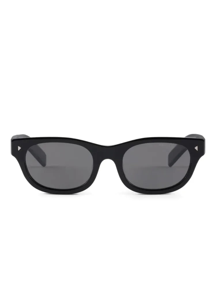 Prada Eyewear SPRC09C051F16K Classic Wayfarer-style Sunglasses — Black by Prada Eyewear
