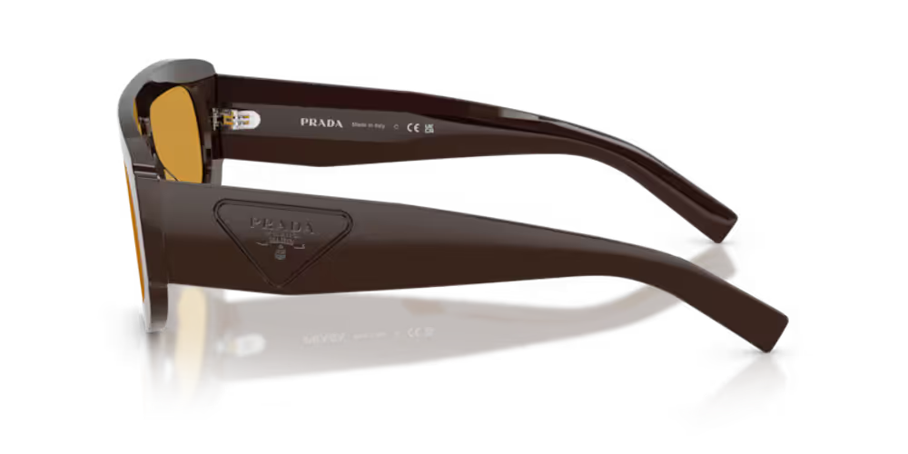 Prada Eyewear SPRD10 Sunglasses — Brown, view 3
